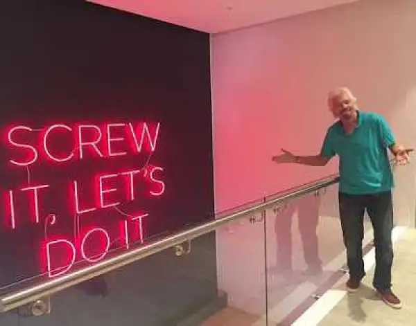 Richard Branson adores his Made in Nigeria Sneakers